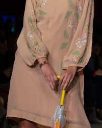Blooming Vine Shirt - Sheer Chiffon Chikankari Shirt