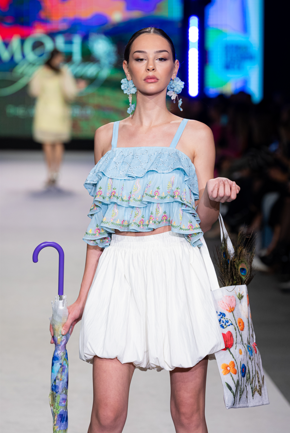 Sunkissed Bloom Ruffle Top - Chiffon Ruffle Top