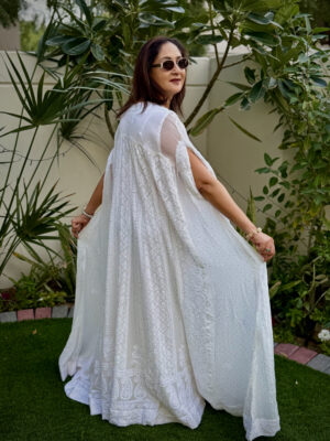 Pristine White Gown - Jalabiya