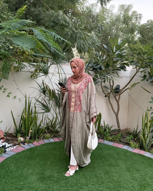 Olive Linen Gul Shurg