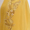 Zaed-E-Khubsurat, Long Tissue Jacket - Yellow