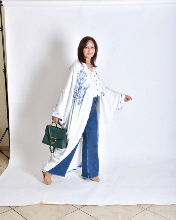 White Satin Shrug
