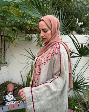 Olive Linen Gul Shurg