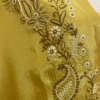 Zaed-E-Khubsurat, Long Tissue Jacket - Yellow