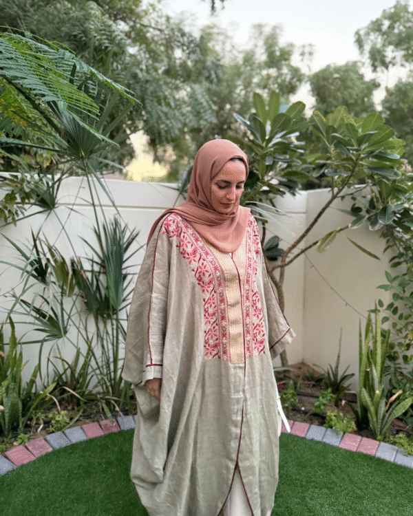 Olive Linen Gul Shurg