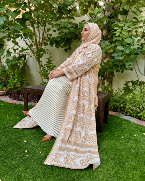 3 Layali Luxe Long Jacket