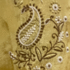 Zaed-E-Khubsurat, Long Tissue Jacket - Yellow