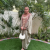Olive Linen Gul Shurg