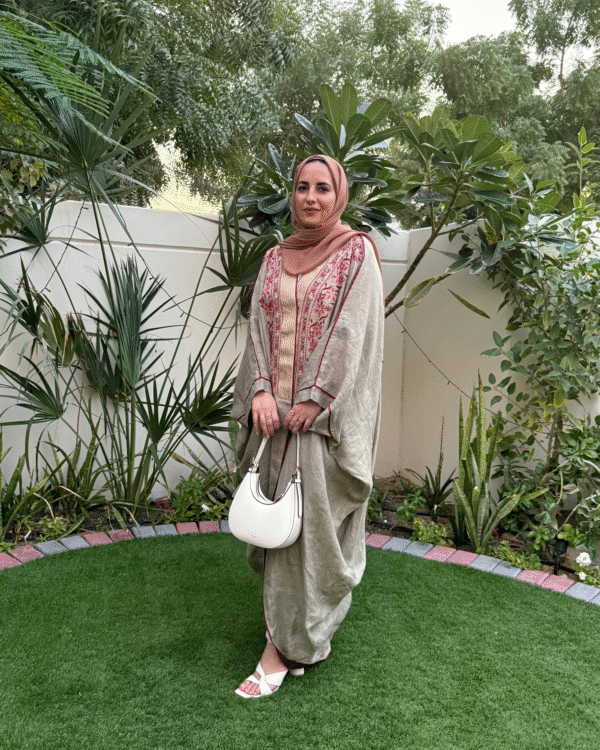 Olive Linen Gul Shurg