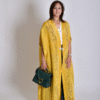 Zaed-E-Khubsurat, Long Tissue Jacket - Yellow