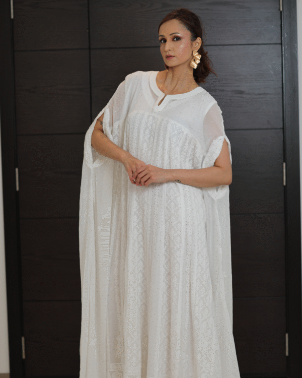 Pristine White Jalabiya / Gown