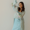 Azure Bloom Gown